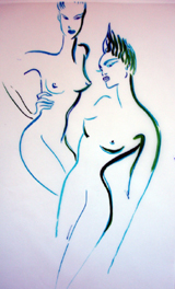 silhouettes femmes