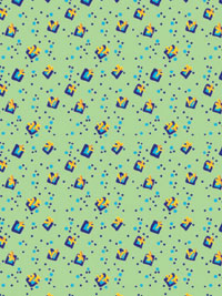 dessins pour imprim&eacute;s, motif ensemble, collection &eacute;t&eacute; enfants