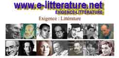Le goût de la lecture, l'exigence de l'écriture. Site de littérature.