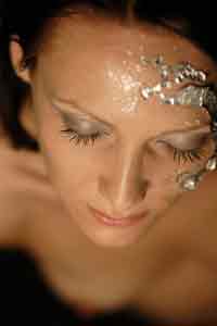maquillage vaporeux, effet de mati&egrave;res