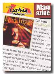 Dan Inger, chanteur guitariste, auteur compositeur