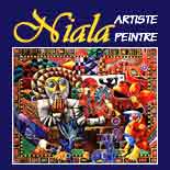 artiste peintre niala, logo