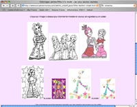 coloriages stylistes filles