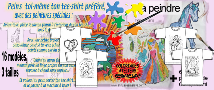 exemple de tee-shirt peints