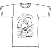 dauphins en c&oelig;ur, Tee-shirt personnalis&eacute; &agrave; peindre