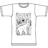b&eacute;b&eacute; et maman dinosaures, Tee-shirt personnalis&eacute; &agrave; peindre