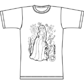 princesse, Tee-shirt personnalis&eacute; &agrave; peindre