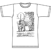 z&egrave;bre, Tee-shirt personnalis&eacute; &agrave; peindre