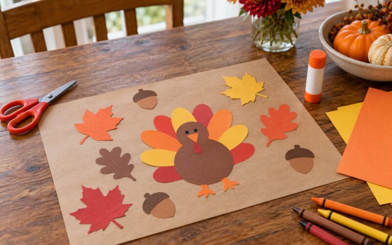 How to Make a Thanksgiving Placemat With Kids (2026)