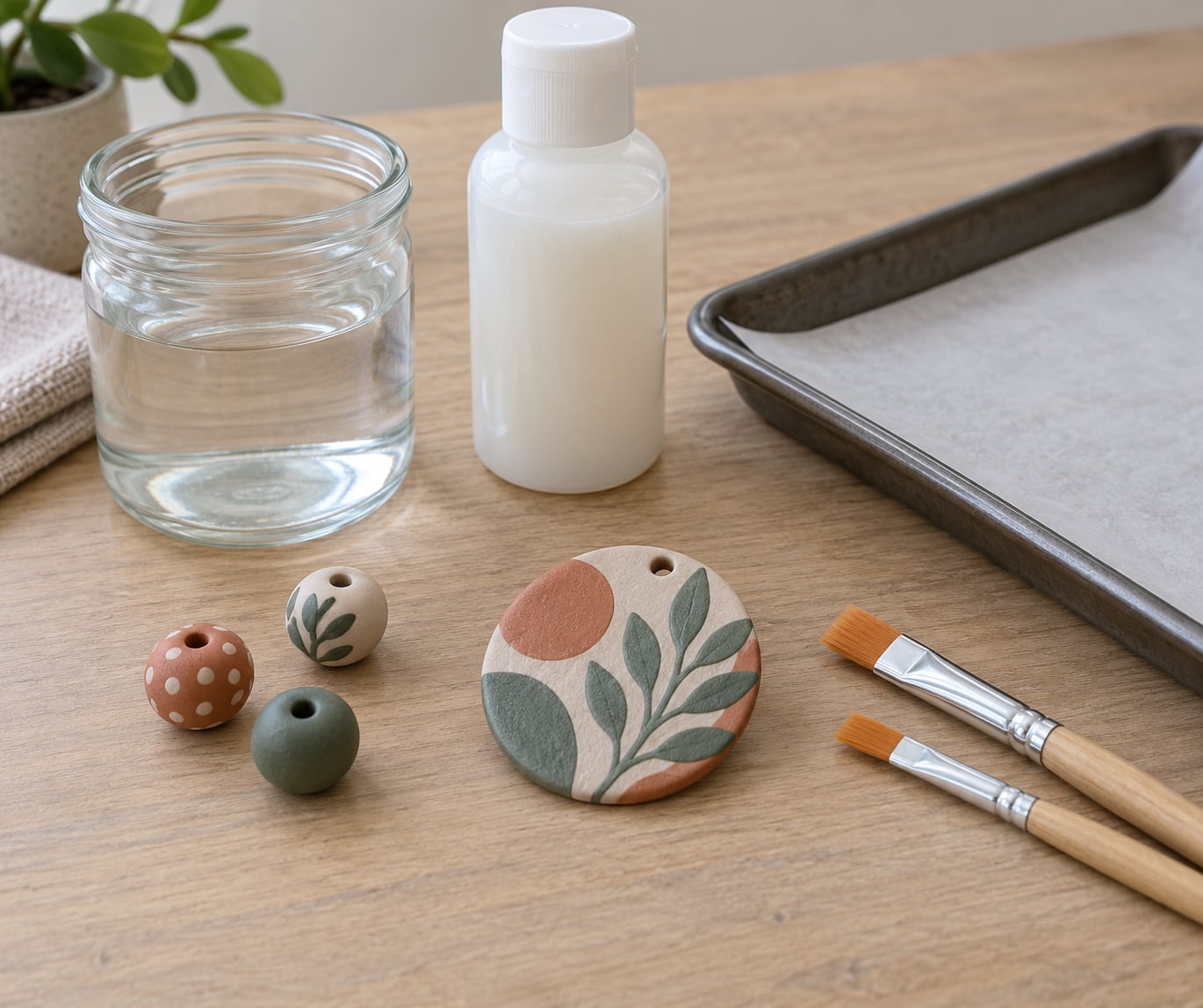 how to seal polymer clay without glaze