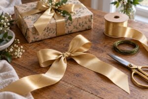 how to make a gift bow from ribbon