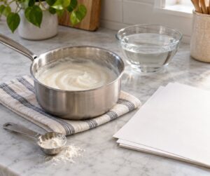 how to make homemade glue with flour