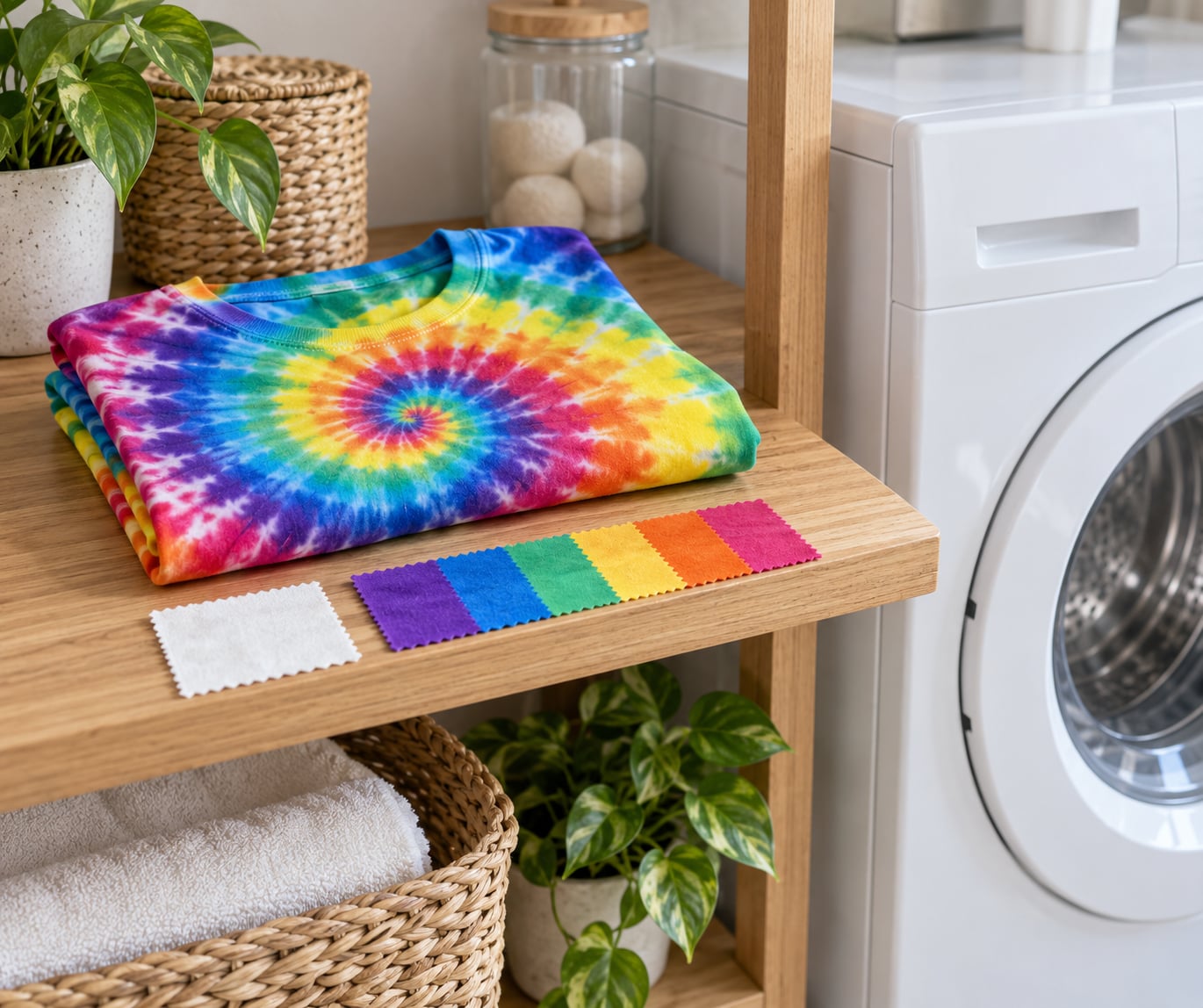 why does tie dye fade after washing