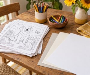 what paper to print coloring pages on