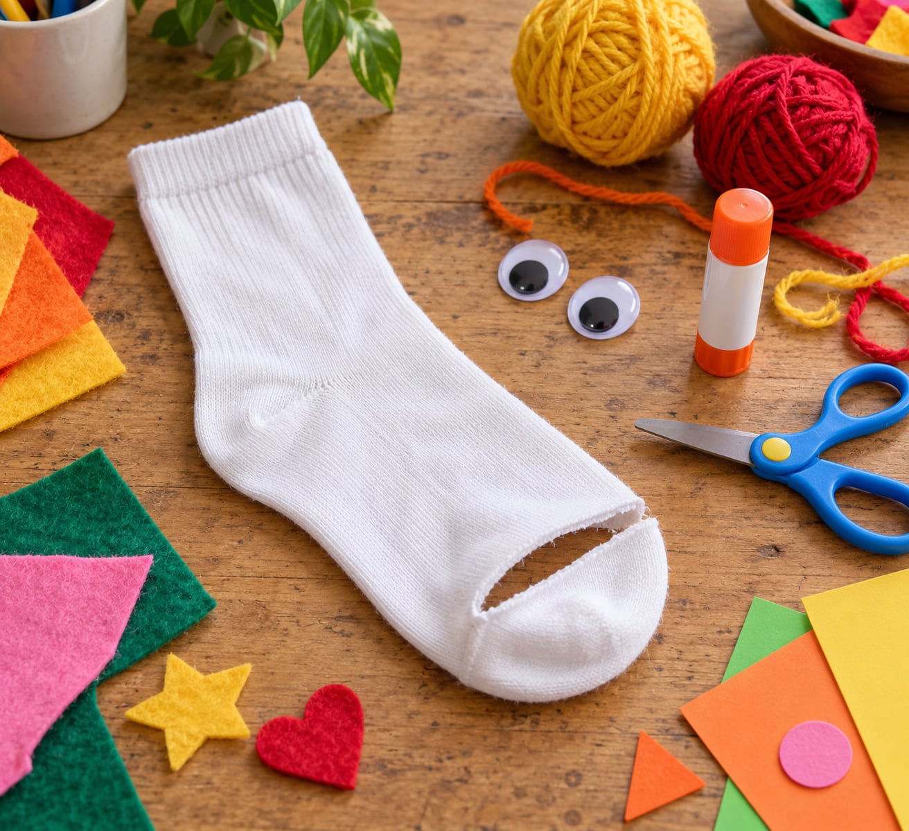how to make a sock puppet with kids