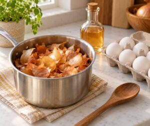 how to dye easter eggs with onion skins