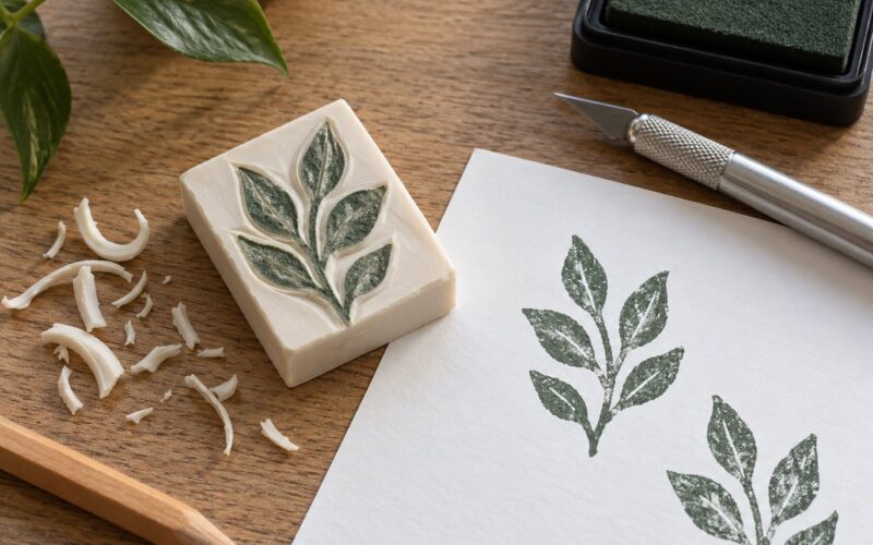 How to Carve a Stamp from a Rubber Eraser (October 2026)