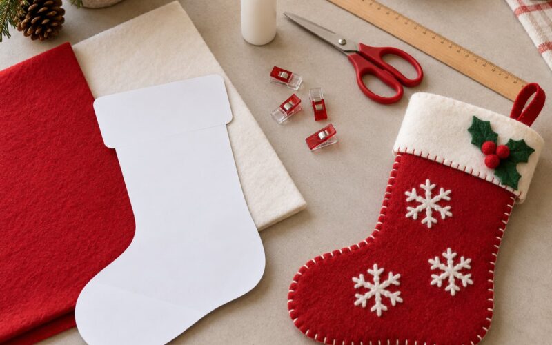 How to Make a Christmas Stocking Without a Sewing Machine 2026