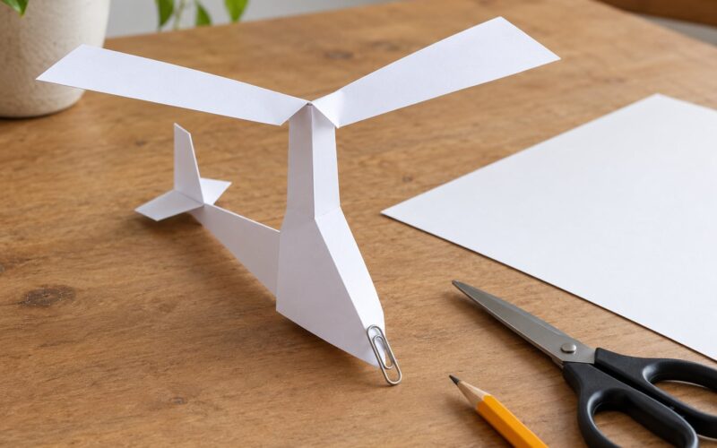 How to Make a Paper Helicopter That Spins: Easy 2026