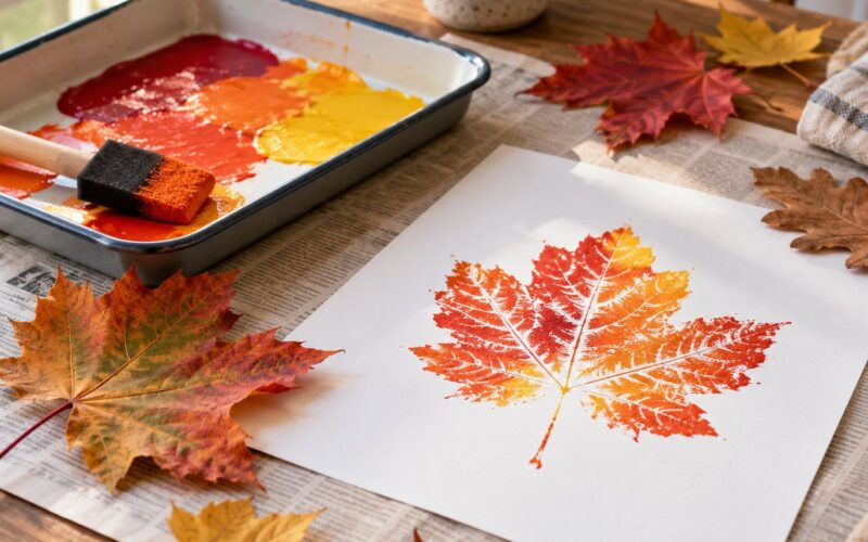 How to Print with Leaves and Paint: Easy Nature Art for Kids 2026