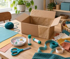 how to make a dress up box for kids