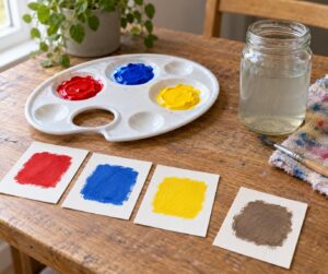 why do my mixed paint colors turn muddy