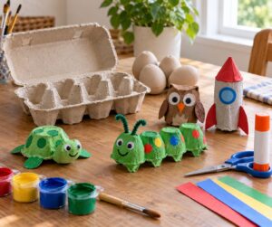 what to make with egg cartons
