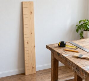how to make a growth chart ruler for kids
