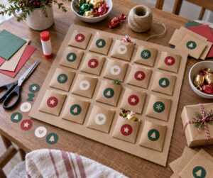 how to make an advent calendar at home