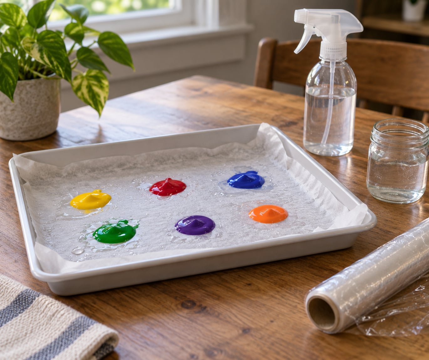how to keep acrylic paint from drying on the palette