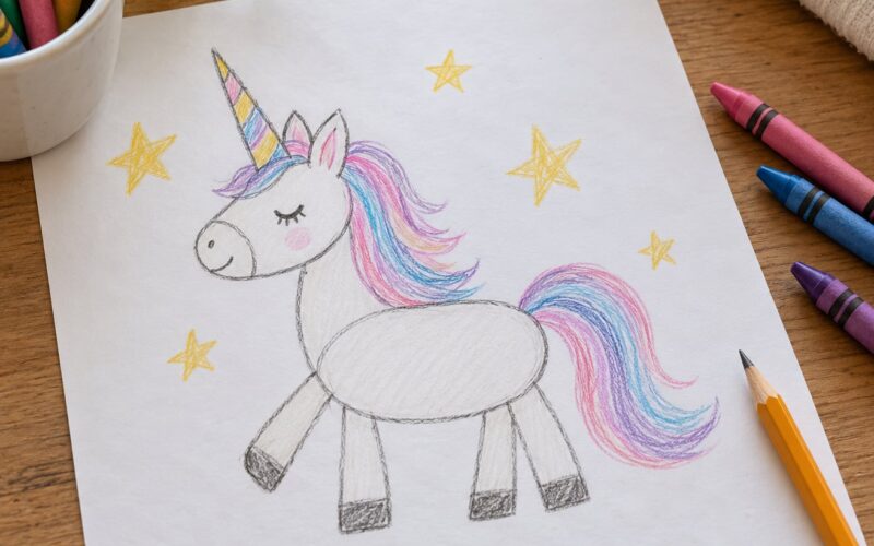 How to Draw a Unicorn for Kids: Easy Step-by-Step Guide (2026)