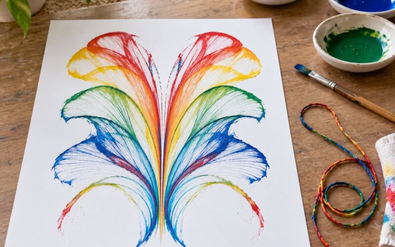 How to Do String Pull Painting: Easy Kids Art Project 2026