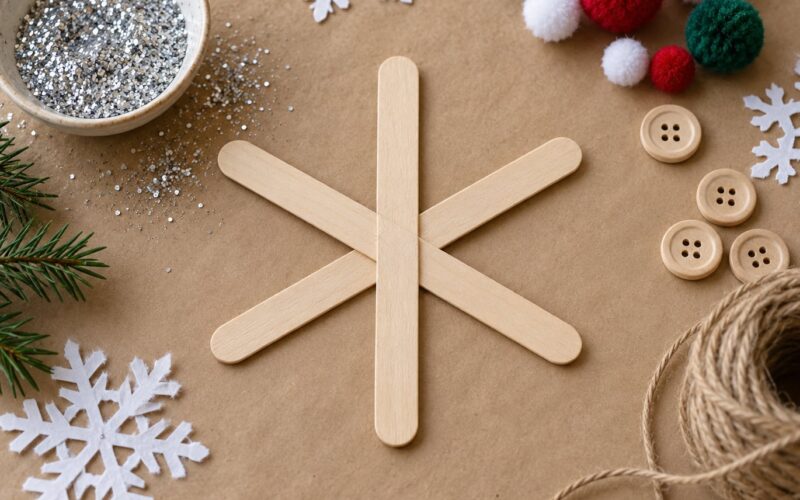 How to Make a Popsicle Stick Snowflake Ornament 2026