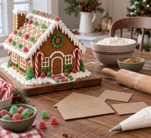 how to make a gingerbread house without a kit