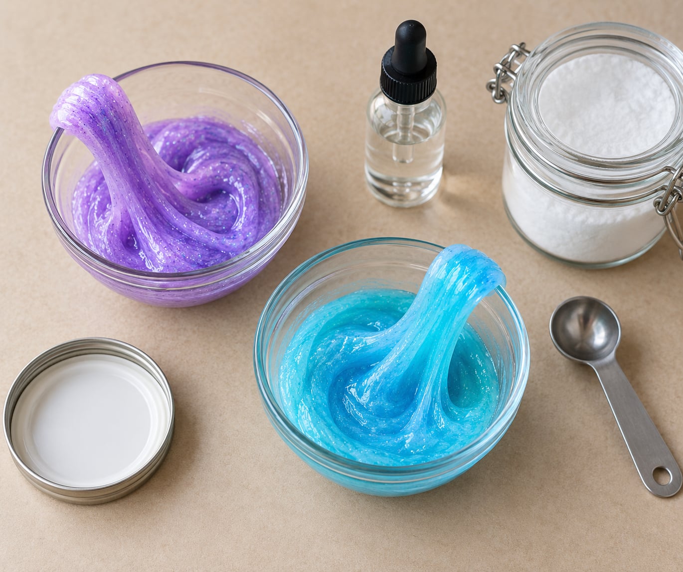 why does homemade slime get hard