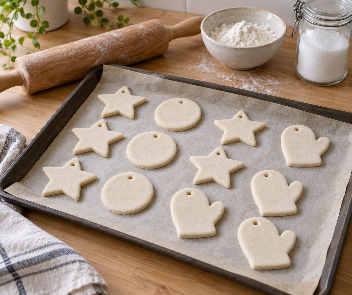 how to make salt dough ornaments