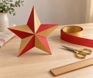 how to make a 3d paper star