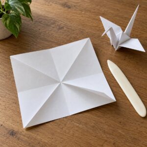 how to fold an origami crane step by step