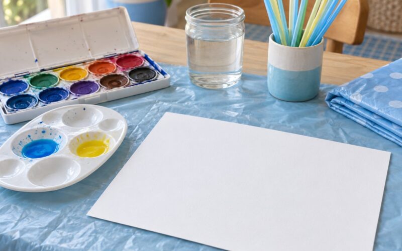How to Do Blow Painting with Watercolors: Easy Kids Art (2026)