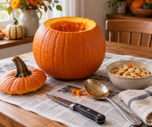 how to carve a pumpkin without a kit