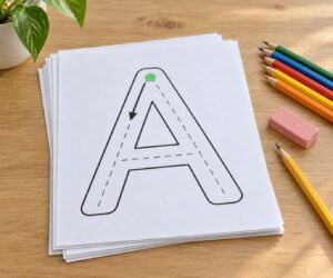 how to teach letter formation with printables
