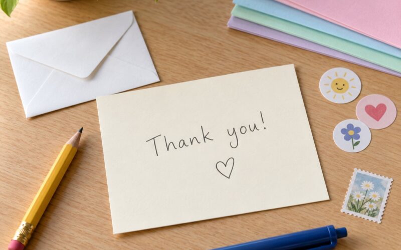 How to Write a Thank You Note with a Child (2026)
