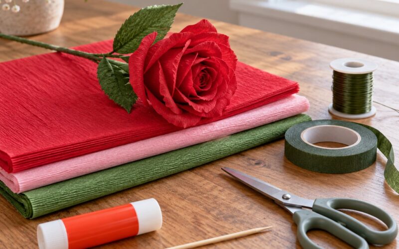 How to Make Crepe Paper Roses: Easy Step-by-Step (2026)