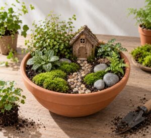 how to make a fairy garden in a pot