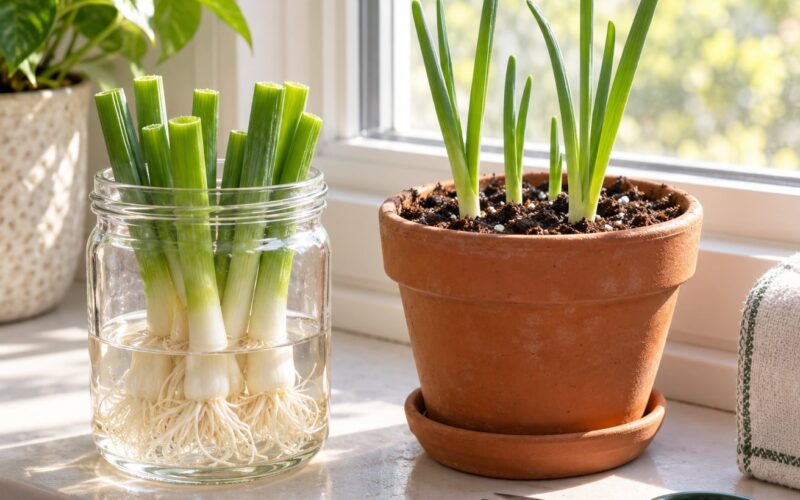 How to Regrow Green Onions on a Windowsill in 2026: Easy Guide