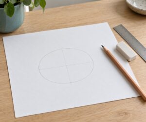how to teach a kid to draw a face in proportion