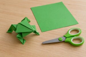 how to fold an origami frog that jumps