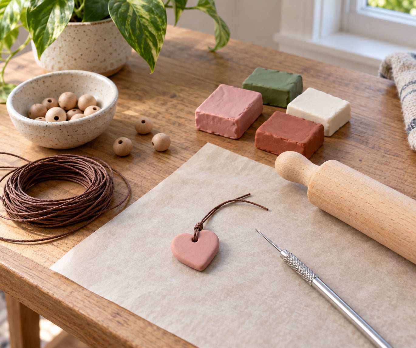 how to make a polymer clay charm for beginners