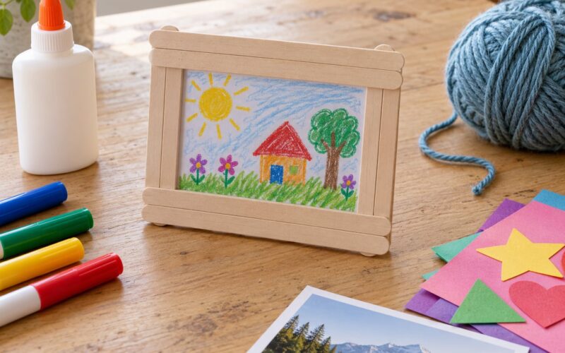 How to Make a Popsicle Stick Picture Frame for Kids 2026