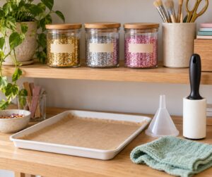 how to store glitter without the mess